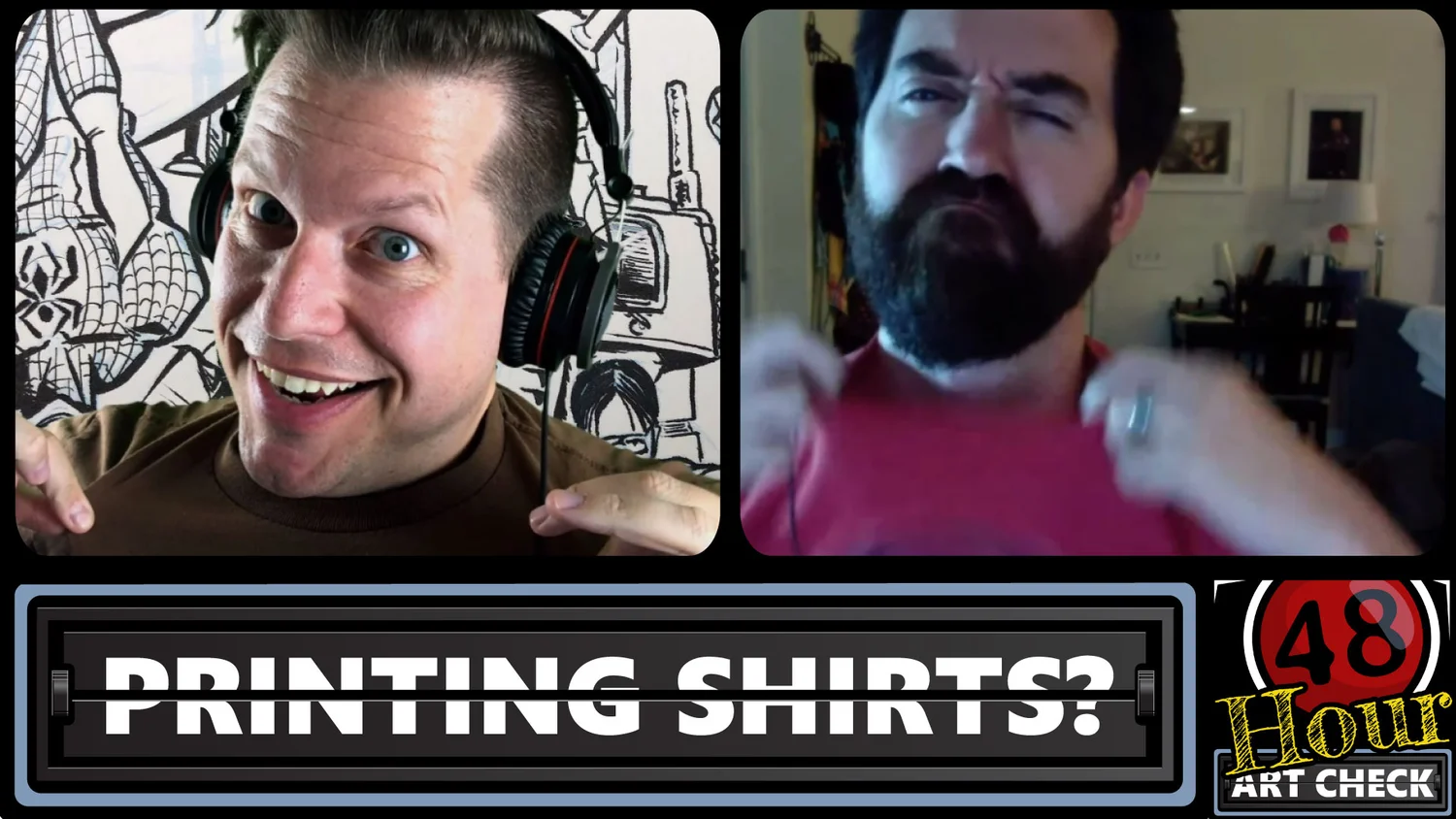 Printing shirts on print on demand sites episode artwork
