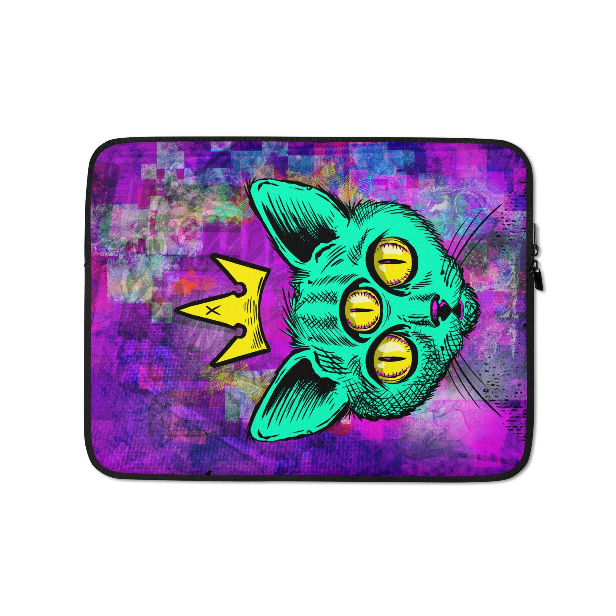 3-Eyed King Cat - Laptop Sleeve
