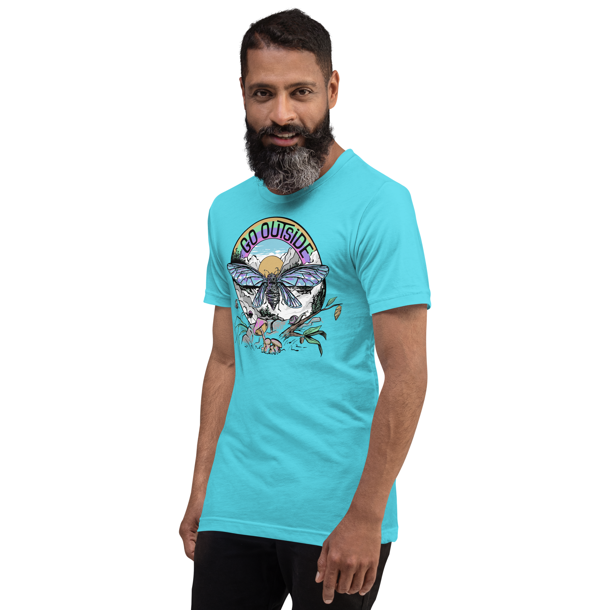 unisex-staple-t-shirt-turquoise-left-front-691443b12d8c7.png