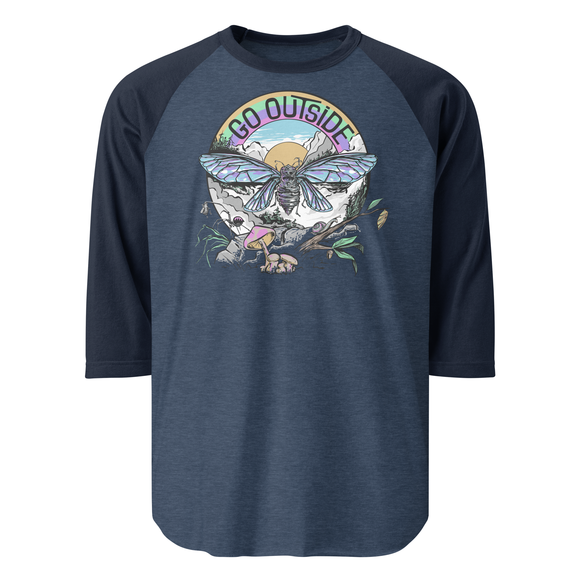 unisex-34-sleeve-raglan-shirt-heather-denim-navy-front-69654447984ac.png