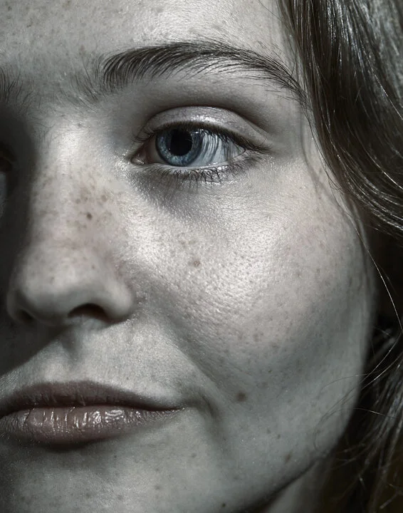  Super close up portrait 