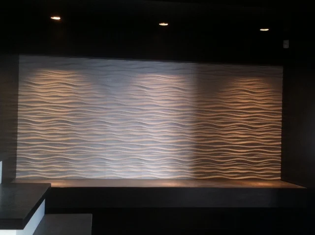Office wall wave tilewhite ideas inspiration.jpg
