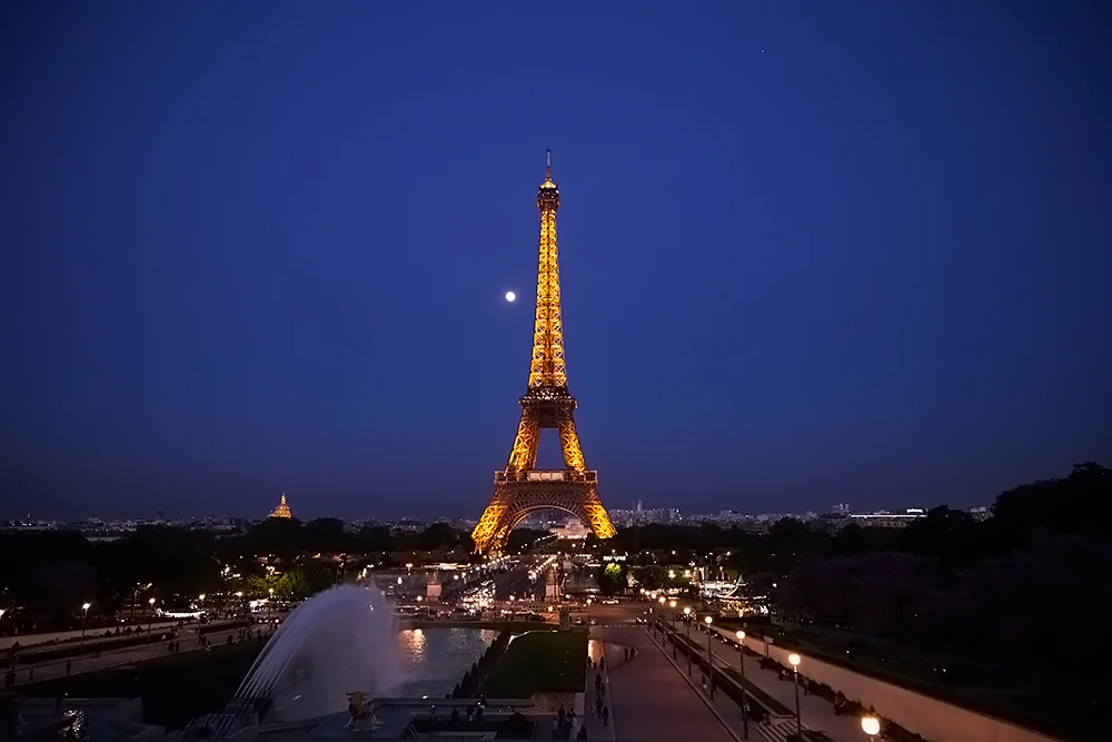 Eiffel Tower at Night