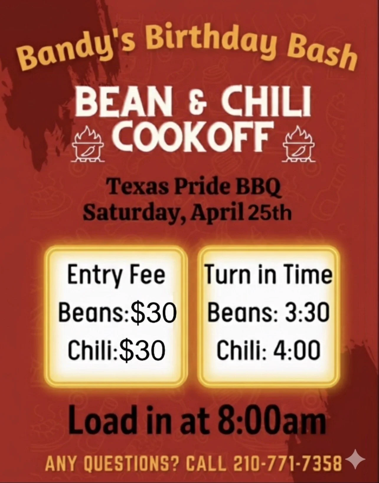Bandy’s Chili Cookoff