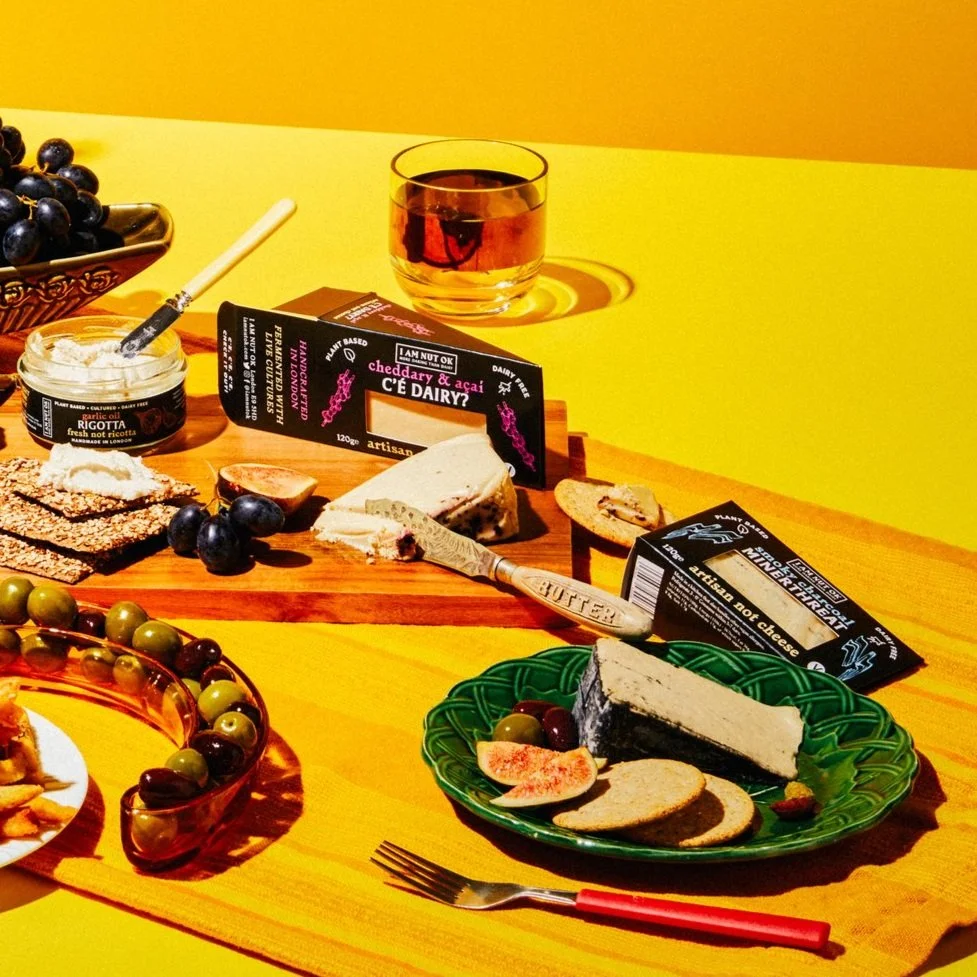 Artisan Vegan Cheese · Dairy Free · I AM NUT OK