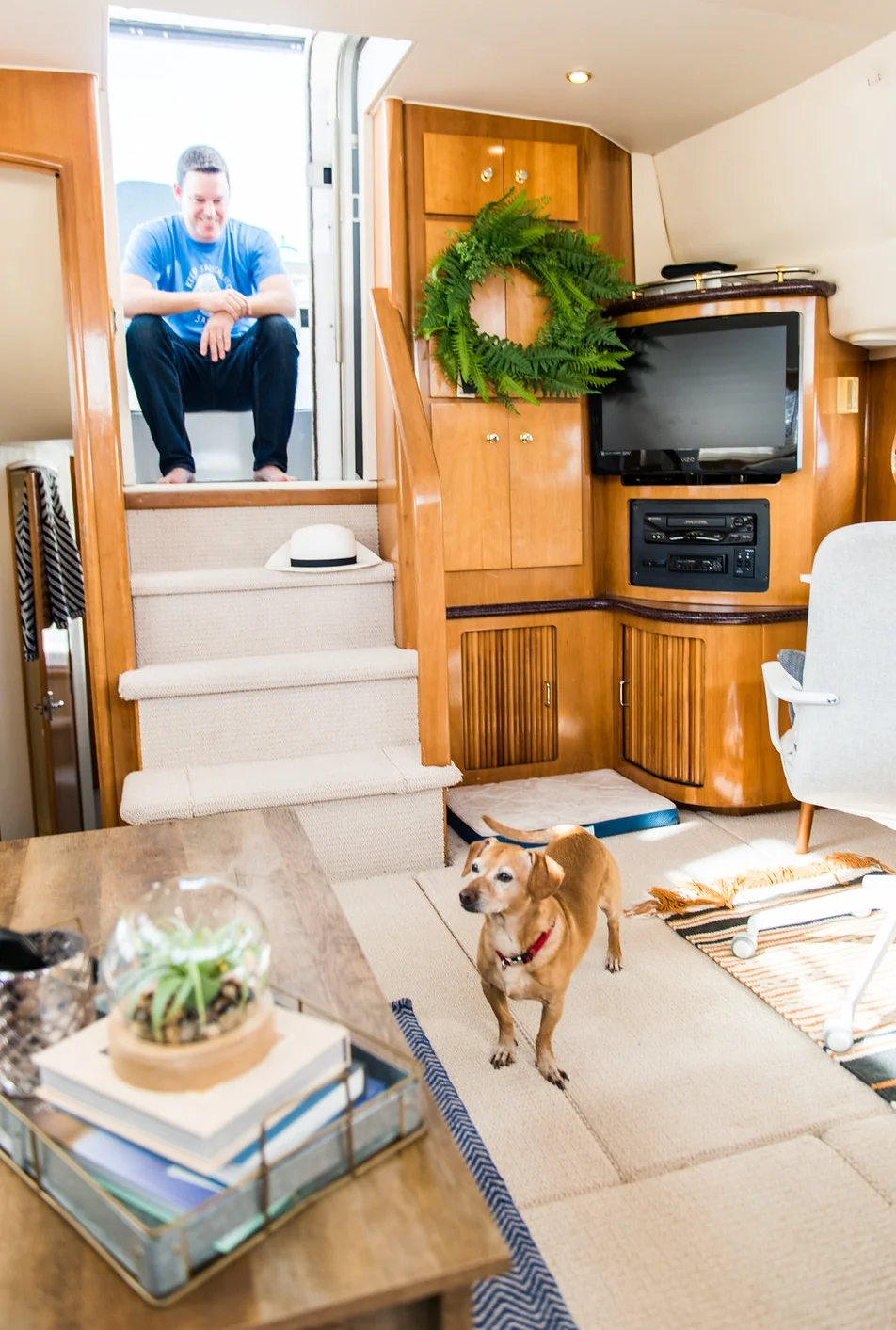 A Peek Inside Our Boat (Turned Tiny Home)