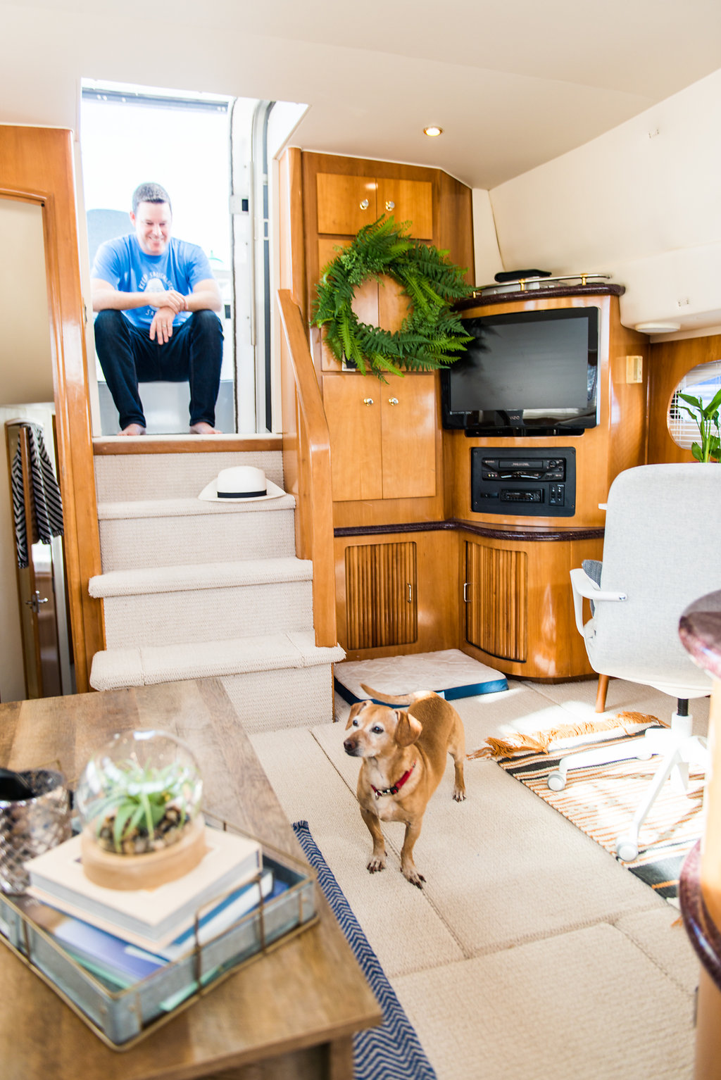 A Peek Inside Our Boat (Turned Tiny Home)