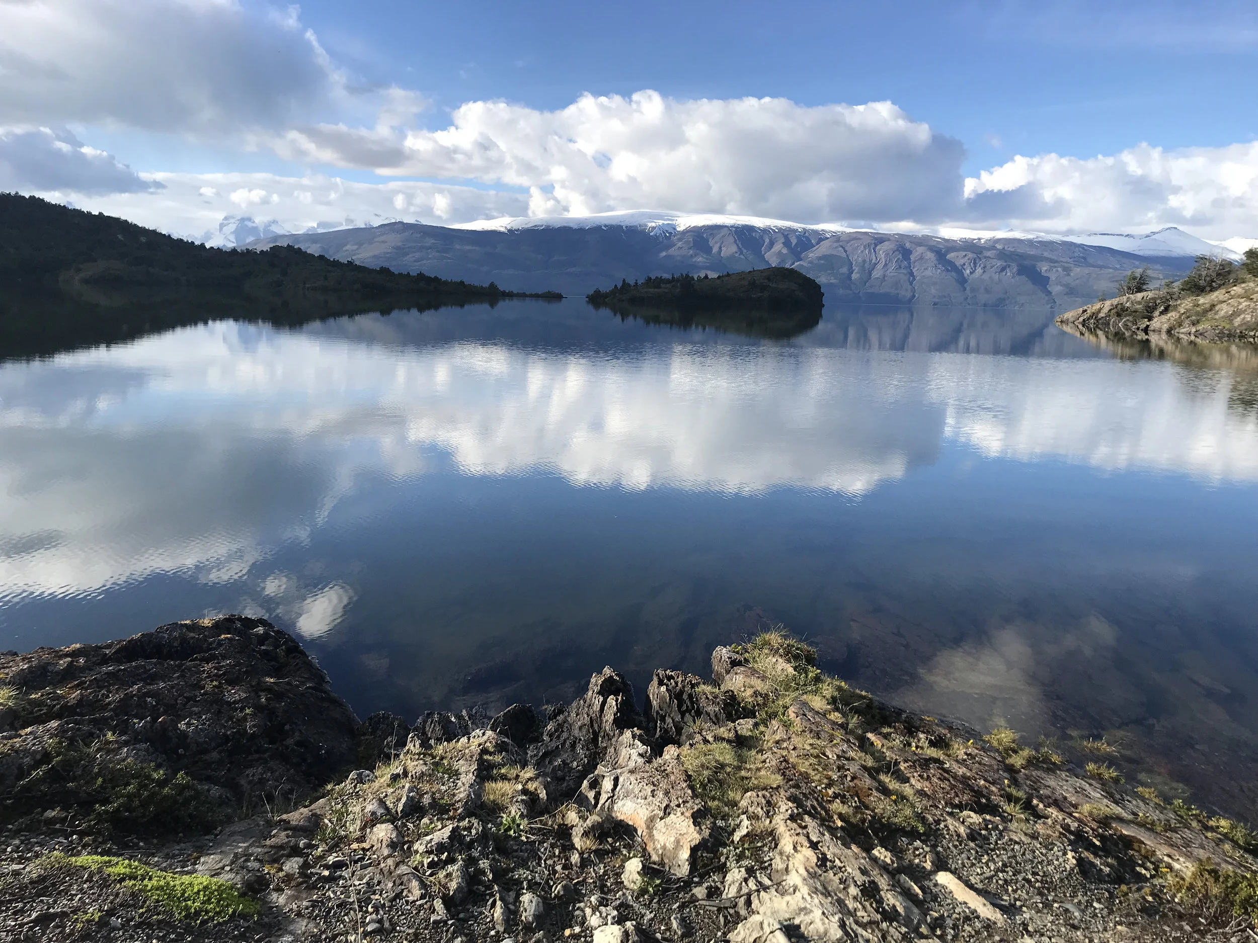 Raphael, the Patagonia Camp manager told us about this spot along Lago Bonita. I could have sat there all day!