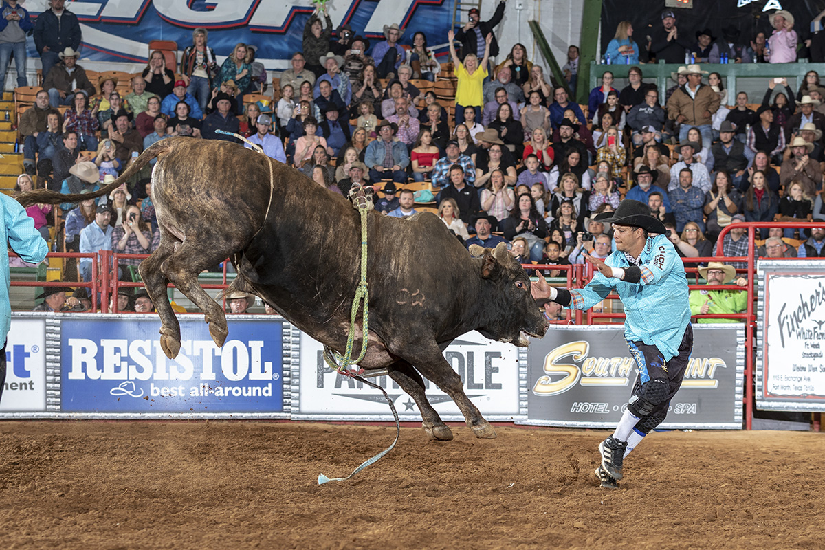 Bullfighter Bryce Redo of Crosby, Texas 
