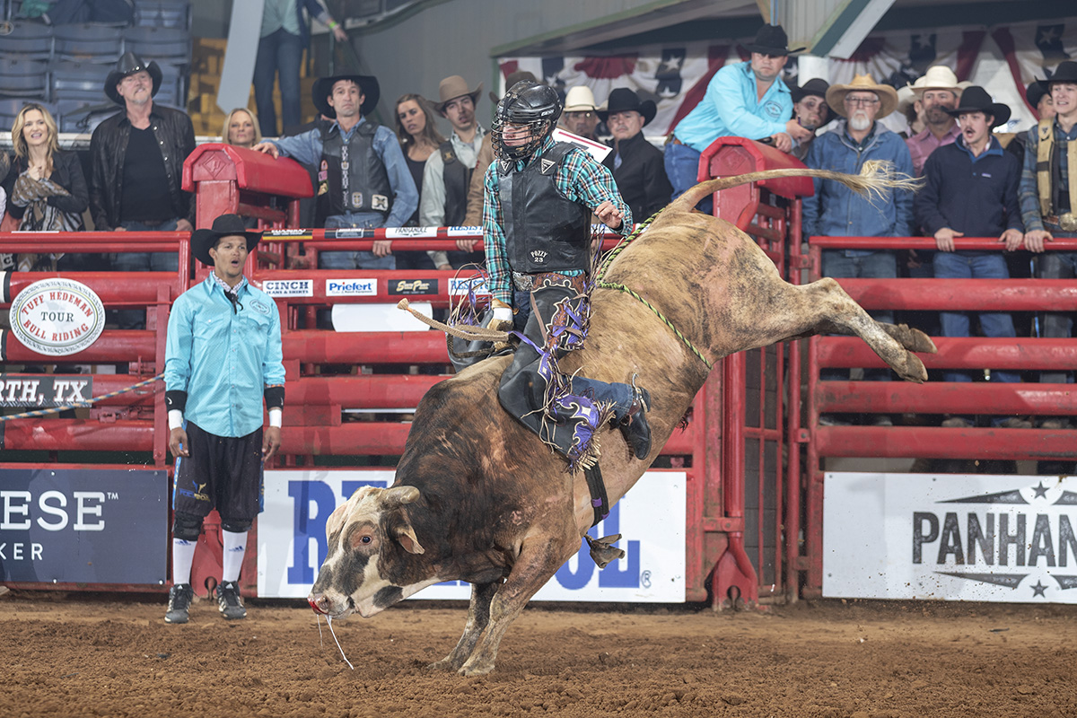 2018 National Finals Rodeo Qualifier Koby Radley on 277 Dirty Little Secret owned by Jeff Harris