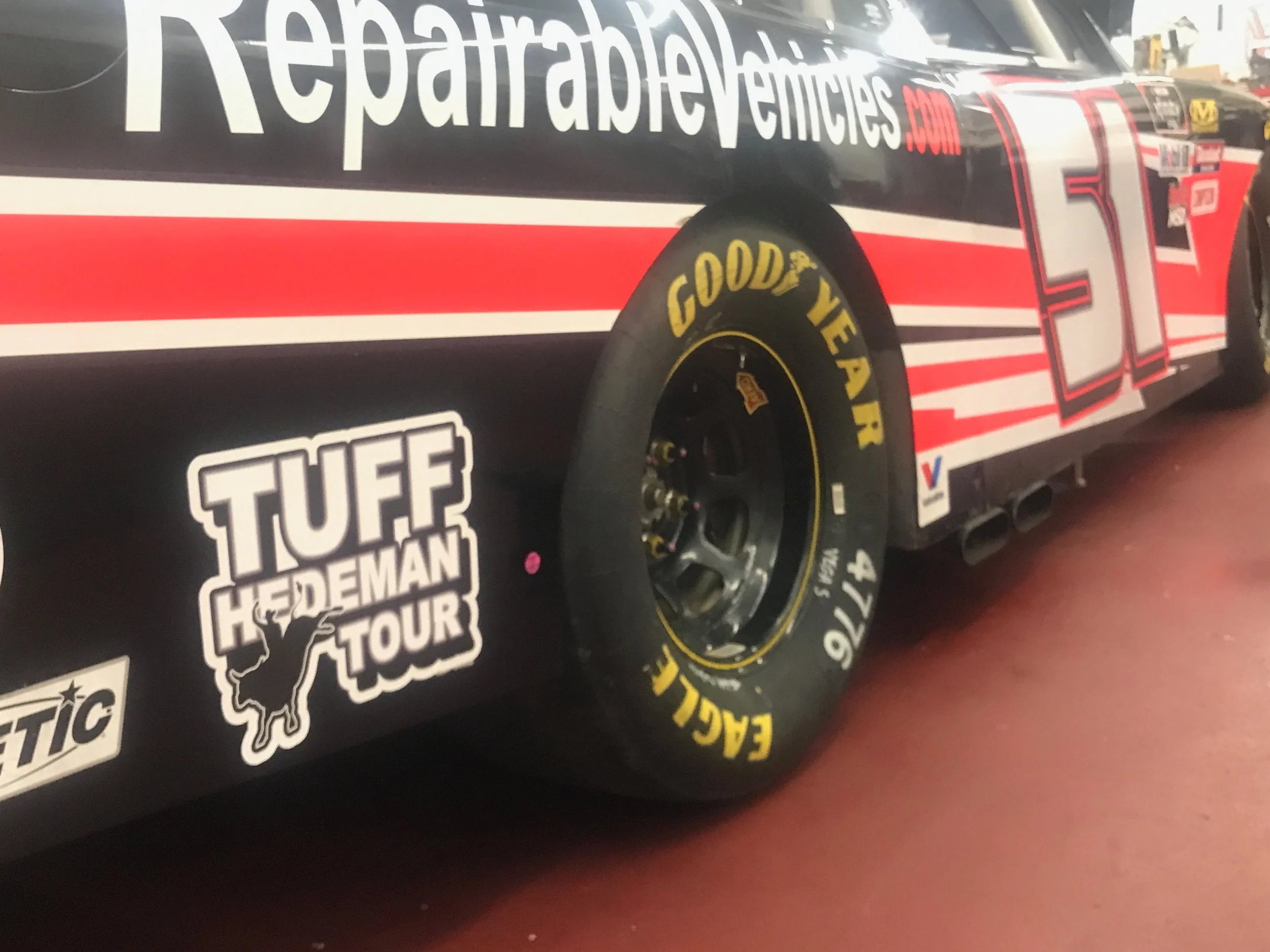 Tuff Hedeman will will be at signing autographs at the LV Speedway - South Point Booth, Friday March 1 3 pm to 5 pm as he is all in at NASCAR’s XFINITY race with Jeremy Clements Racing.