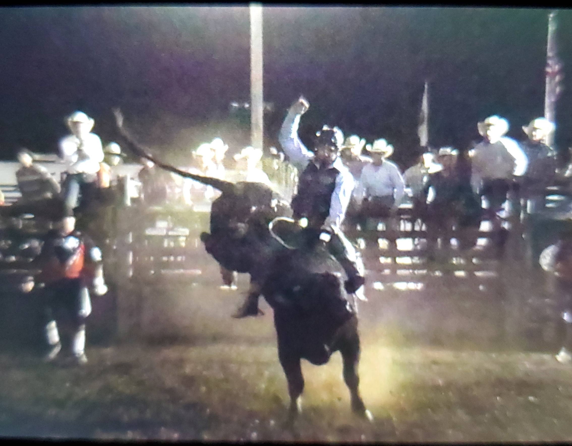 Jake Weber Wins season opener of the Tuff Hedeman Mid West Swing Breakout Series in Woodstock, Illinois. Photograph: Weber on bounty bull “Y” Mr. Wilson from CC Bucking Bulls for 92.5 points. Photo by V Veronica Pizor.