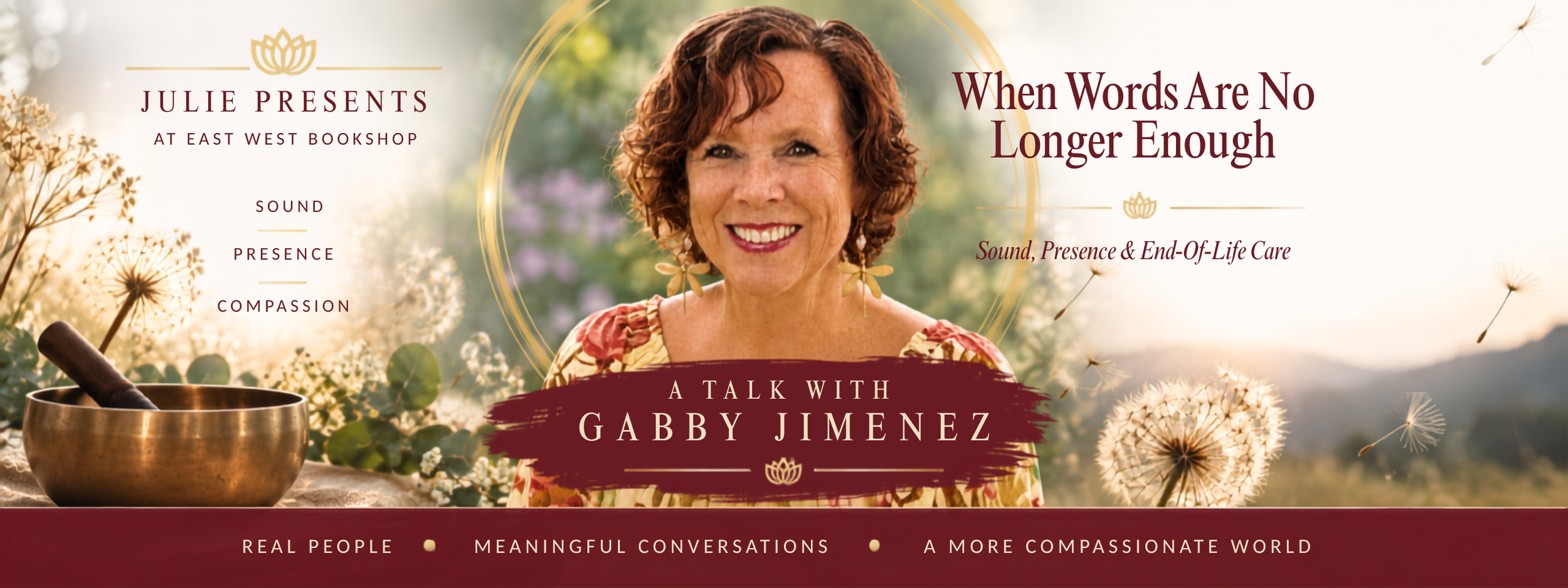 When Words Are No Longer Enough: Sound, Presence & End-of-Life Care - 7pm