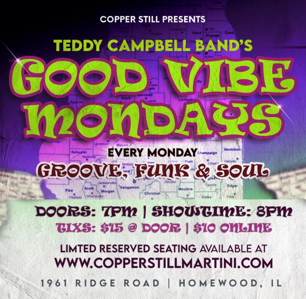 Under The Still - Teddy Campbell Band's - Good Vibe Mondays (Copy) (Copy)