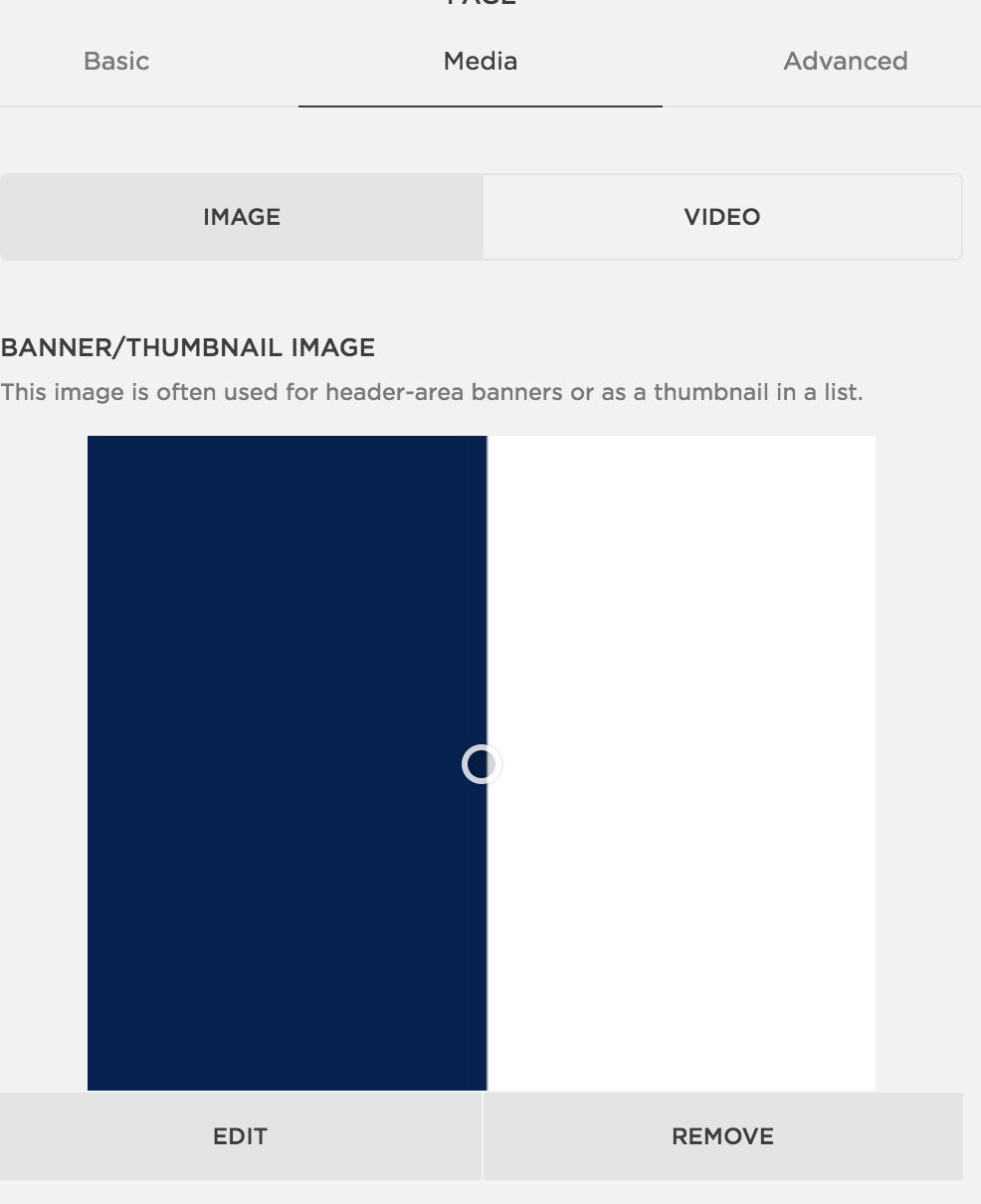 how to upload a benner image on index page