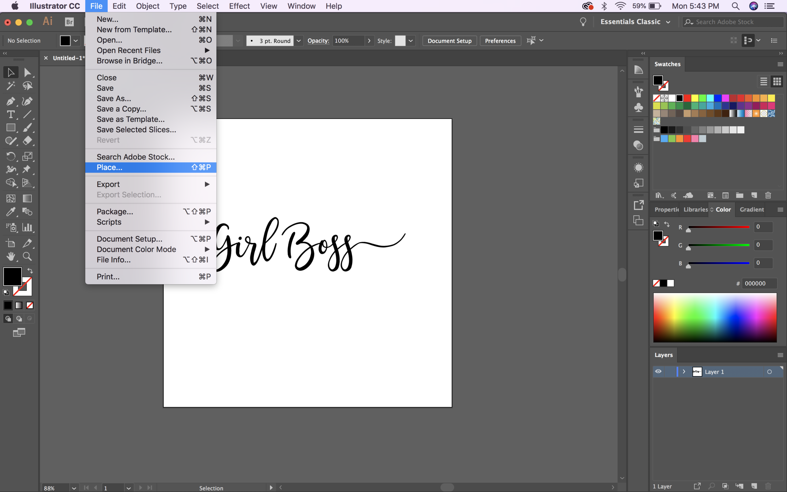 How to add a gold foil texture to your text using Illustrator! by EG Media Co. – Design Tips, Illustrator tips, graphic design, design, textures, gold textures, patterns, fonts