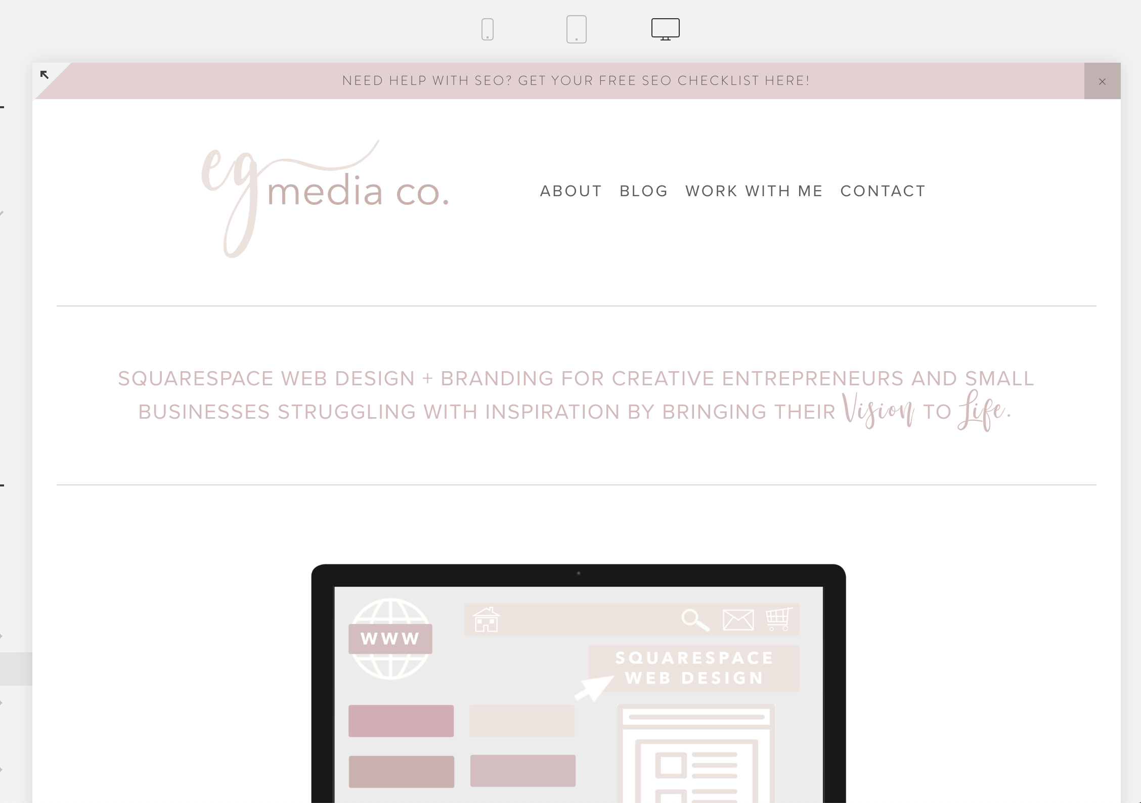 5 cool things to do on Squarespace by EG Media Co. | Branding and Website Design for Creative Entrepreneurs | DIY Website Design | How to Create a Website | How to Build a Website | Squarespace Tips | Squarespace Website Design | Business Tips | Small Business Website Design | Web Design Portfolio | How to DIY a Website | Cheap Websites | Beautiful Website Designs | Beautiful Website Templates | Squarespace Features | Creative Life | Digital Nomad | My creative life