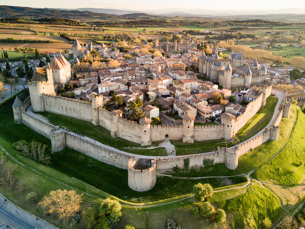 Carcassonne - the walled fortress town which inspired Walt Disney