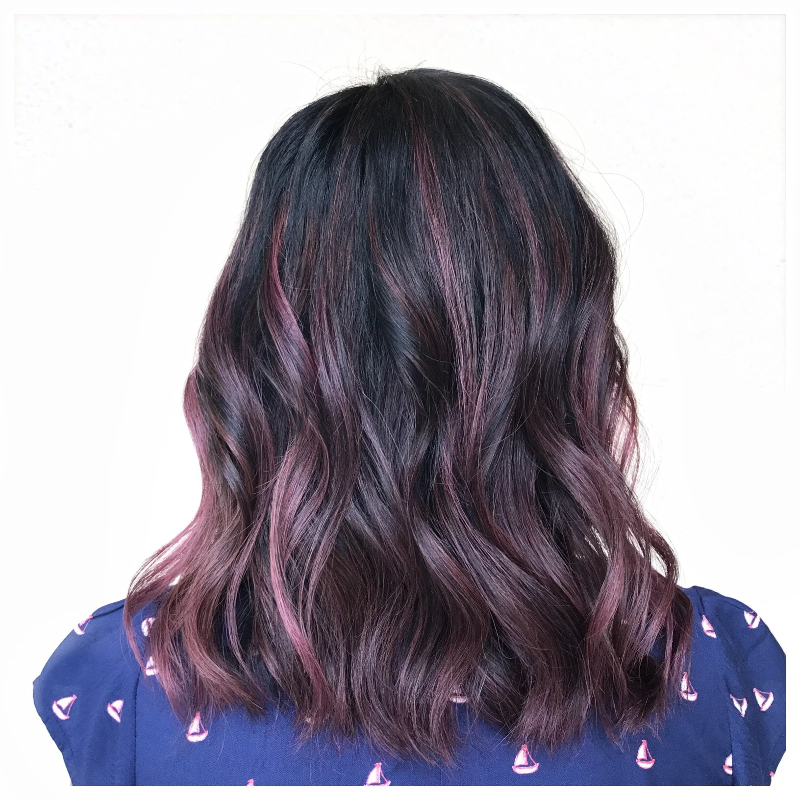 Fantasy color | mid length haircut