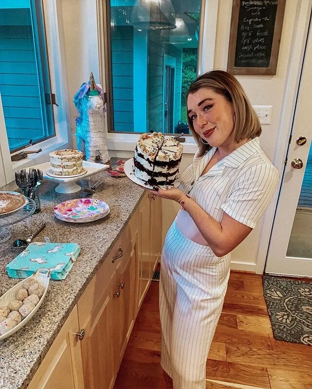 posting this old, yet chic, photo of me from my birthday celebration in July 🥳 this night was a total disaster though honestly. i feuded with a friend i haven&rsquo;t spoken with since, was simultaneously arguing with a then-boyfriend, and felt gene