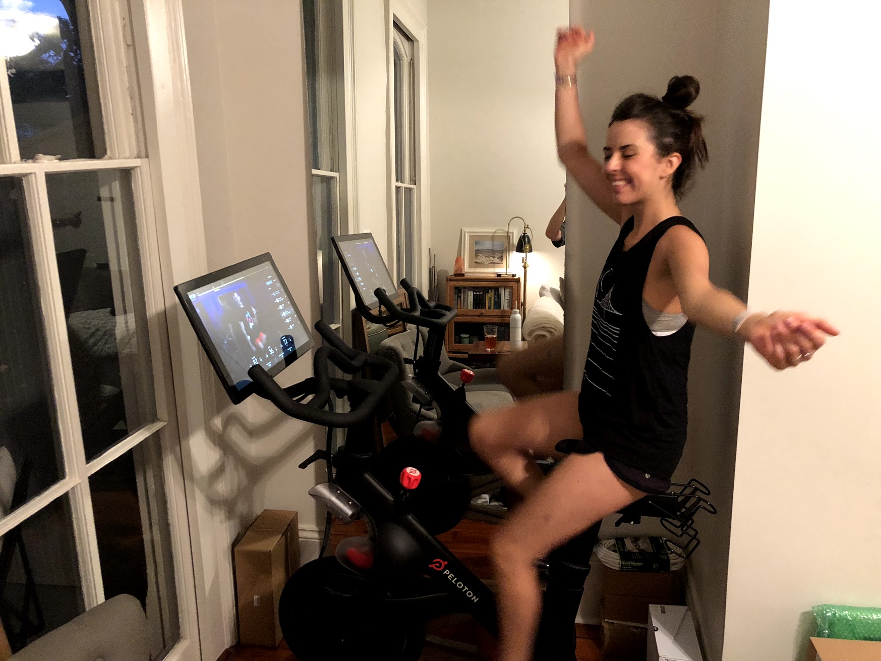 I feel like a strong af badass every time I can do a peloton ride! This def makes my list 😎