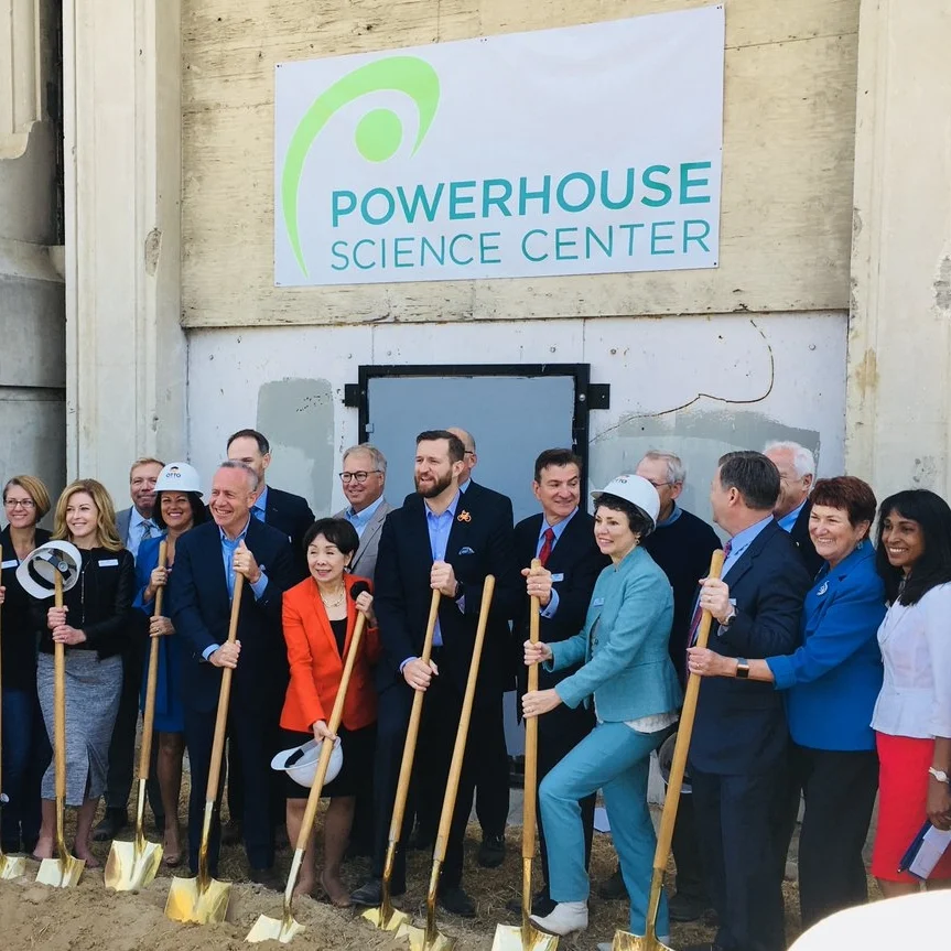 Powerhouse Science Center breaks ground on Sacramento River