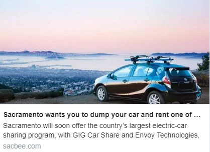 Sacramento to deploy nation's largest fleet of for-hire electric vehicles 