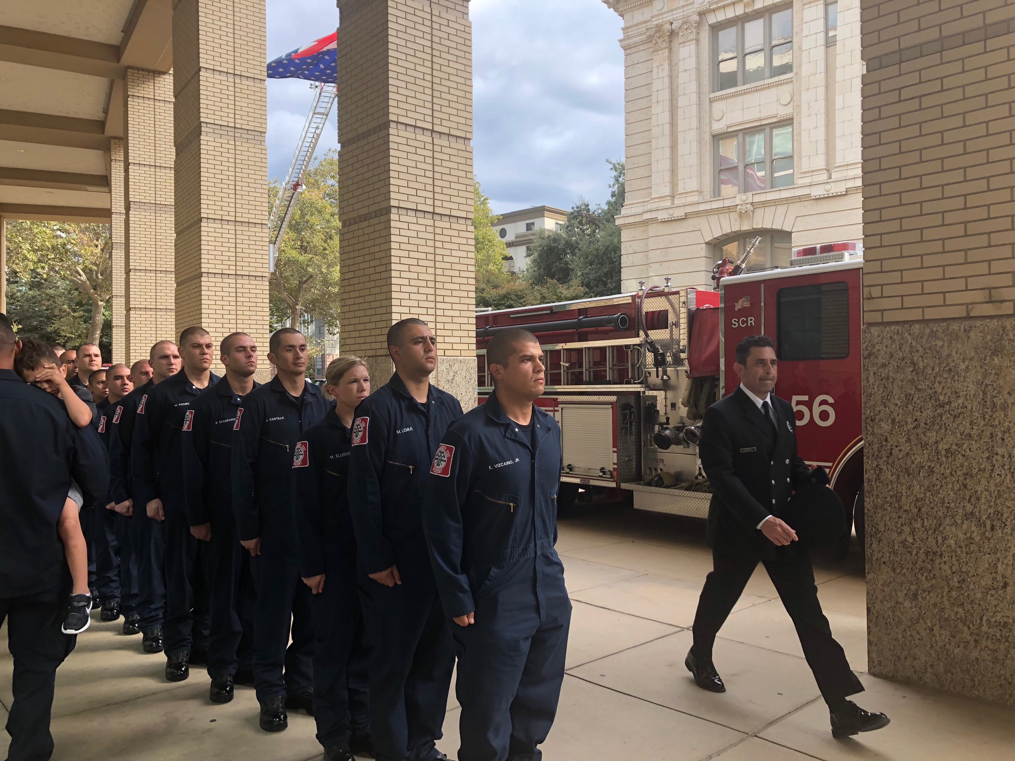 Sacramento's new fire chief sworn in, takes bugle 