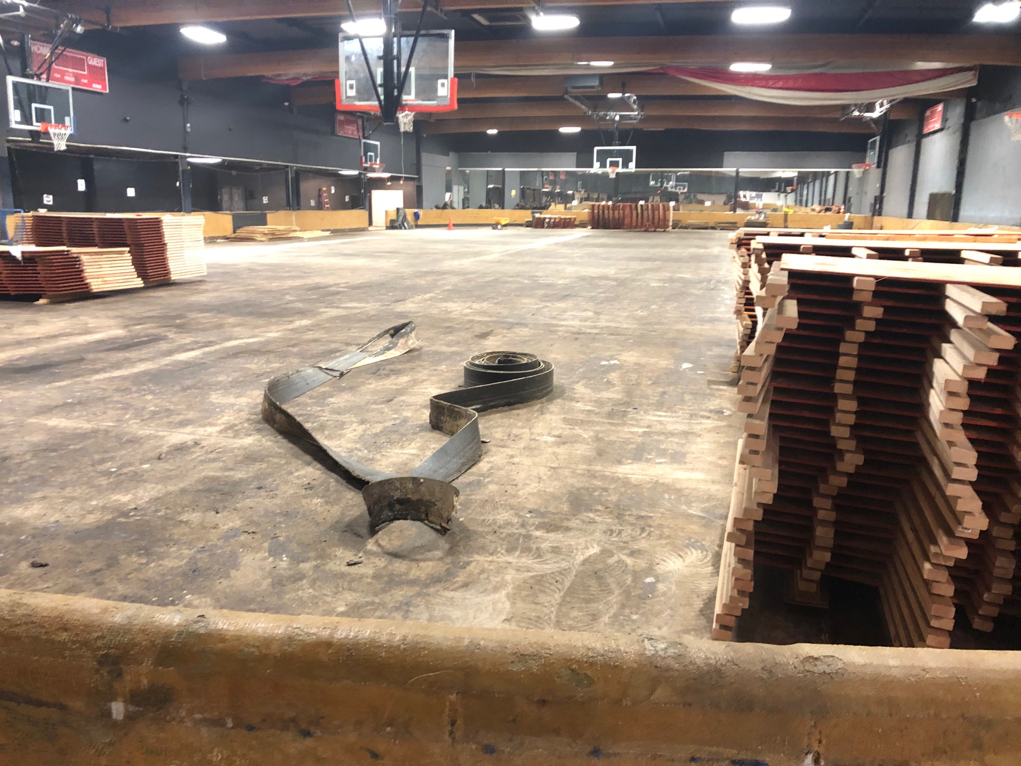 The old Cal Skate off of Mack Road has been converted to the Simmons Community Center. A new skating floor donated by the Sacramento Kings was recently installed.