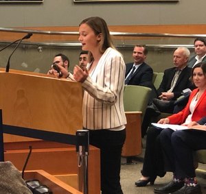 La idea de una fuente interactiva vino de un estudiante de “Inderkum High School” Summer Santich, que continuó trabajando en el proyecto con consultores contratados por la ciudad y presentó varias opciones el martes.