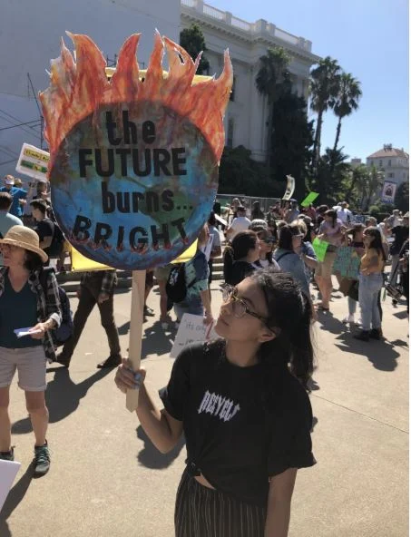 Young people at Sacramento's climate strike describe what they're doing to fight climate change