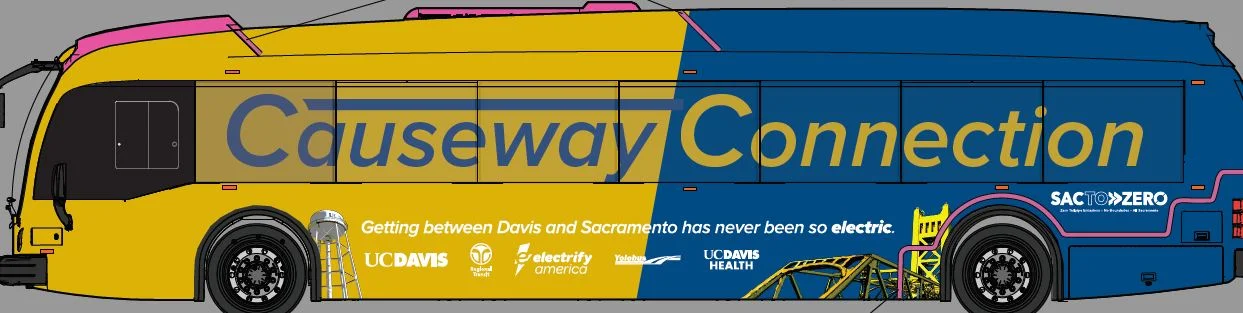 New electric bus will reduce 'psychic distance' between Sacramento and UC Davis, mayor says 