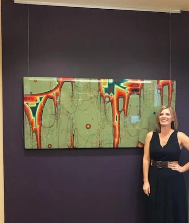 Mayor's Gallery - December 2019: Kim Squaglia forges organic forms in resin