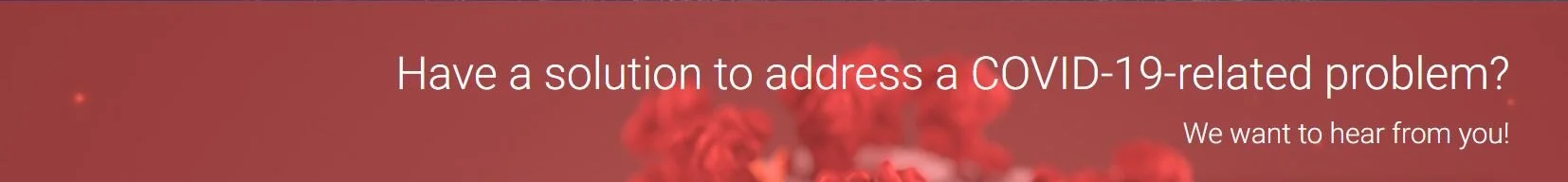 Have a great solution to a problem caused by COVID? Here's how to share it with the City