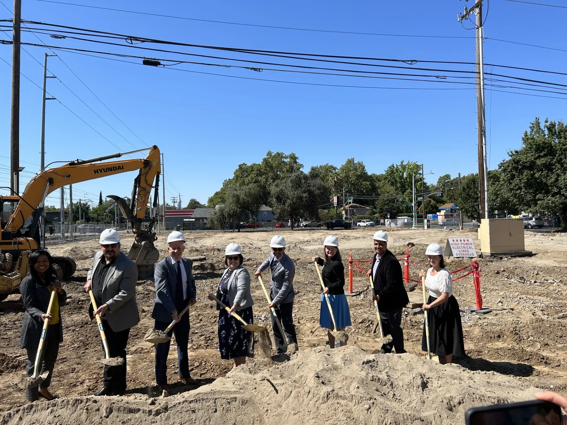 New affordable housing under construction at site of former vacant office building on Broadway