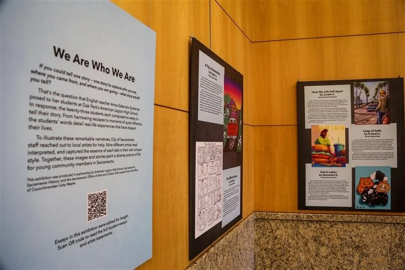 Sacramento City Hall exhibit showcases Oak Park students' lived experiences
