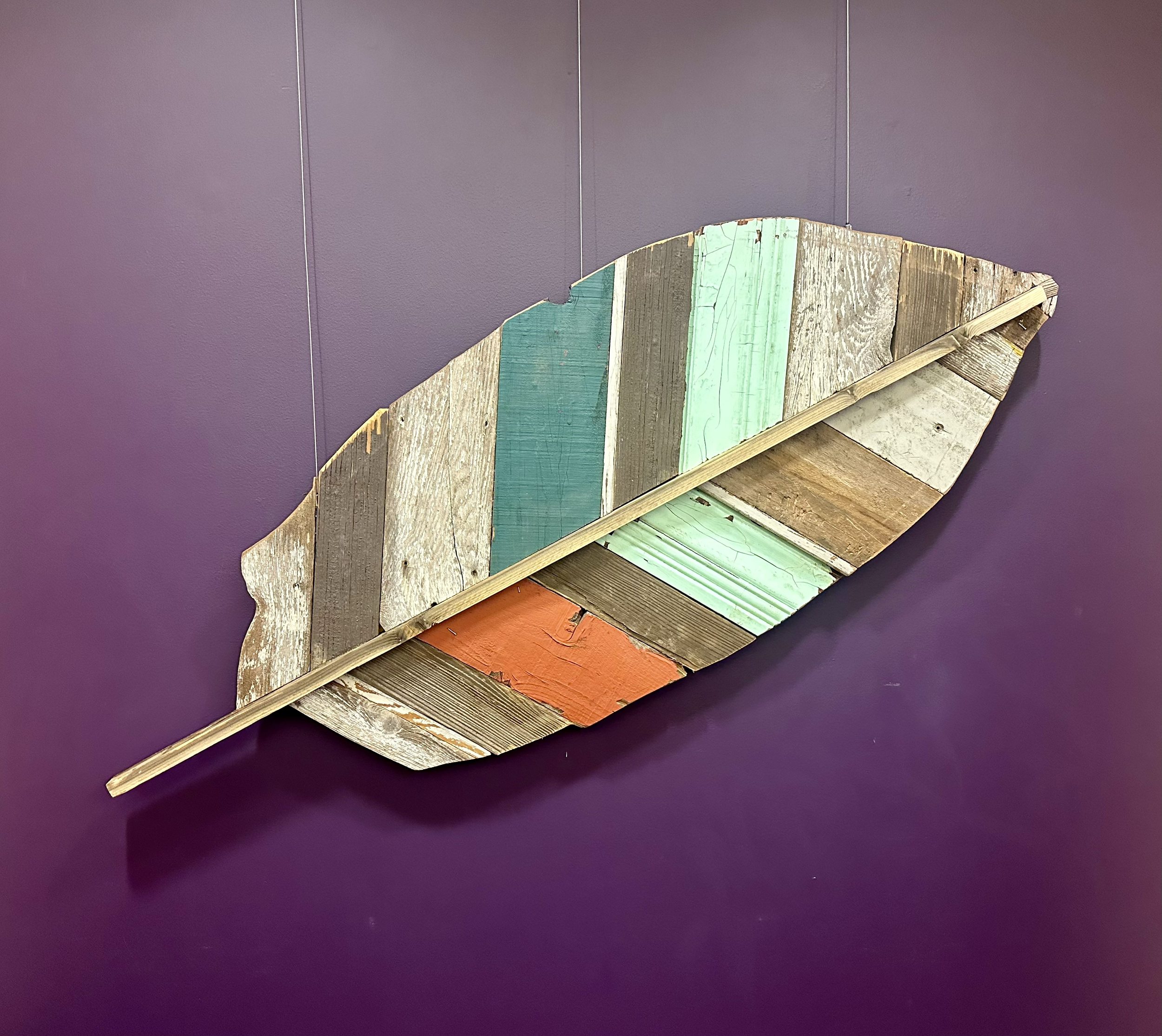 Mayor's Gallery - August 2024: Margaret Teichert's “Hope is the Thing With Feathers”