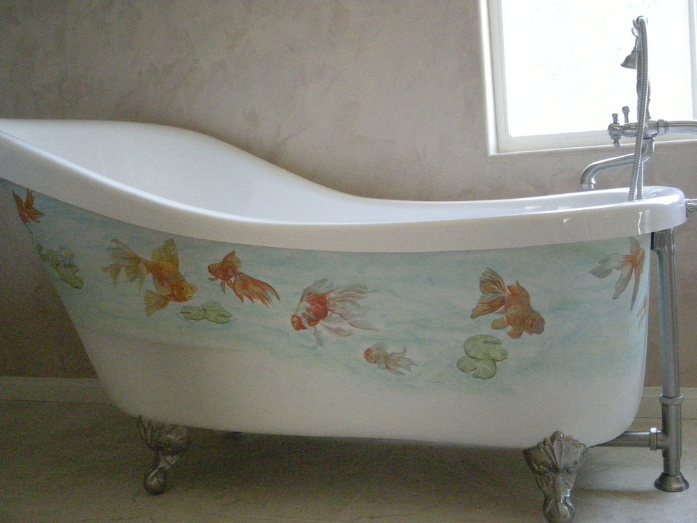 Decorative Work Entéra The Artist, A Fish In The Bathtub Cast