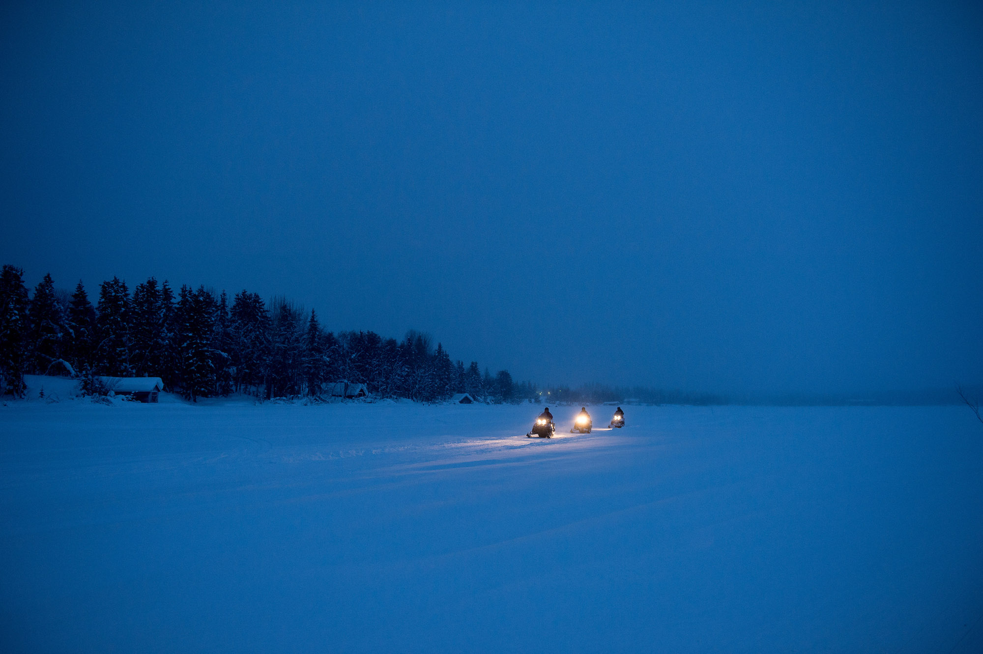 Winter in Kiruna, Sweden