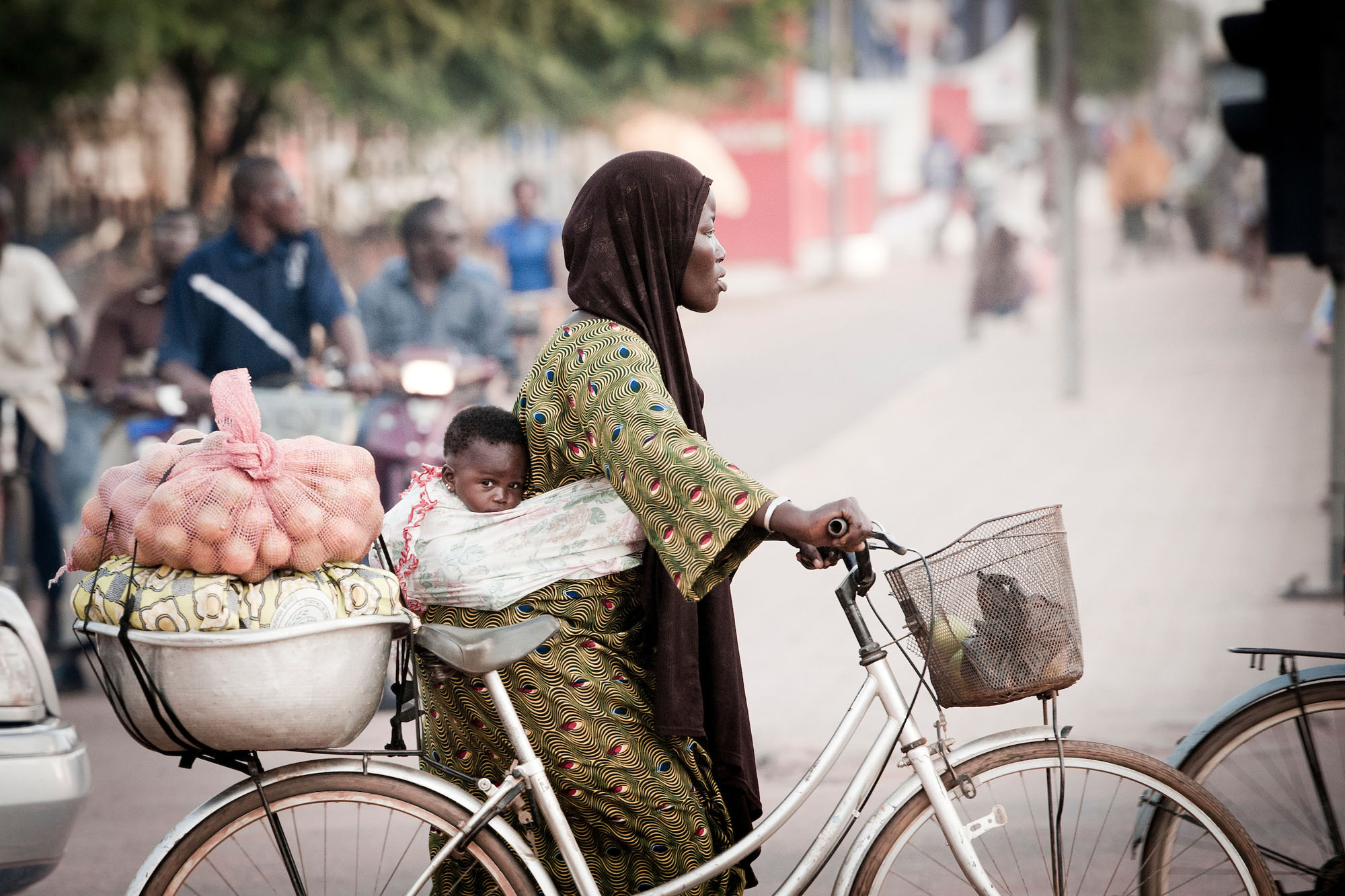 Street scene, Ouagadougou, Burkina Faso