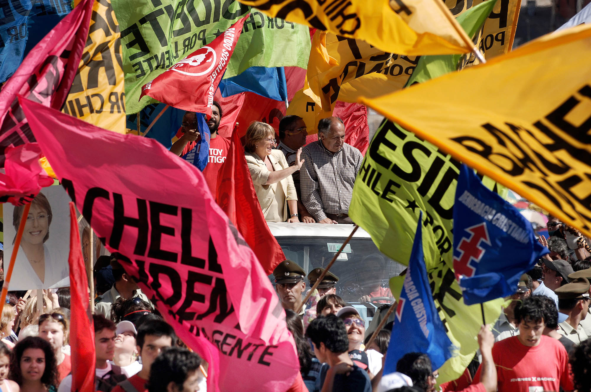 Michelle Bachelet running for president