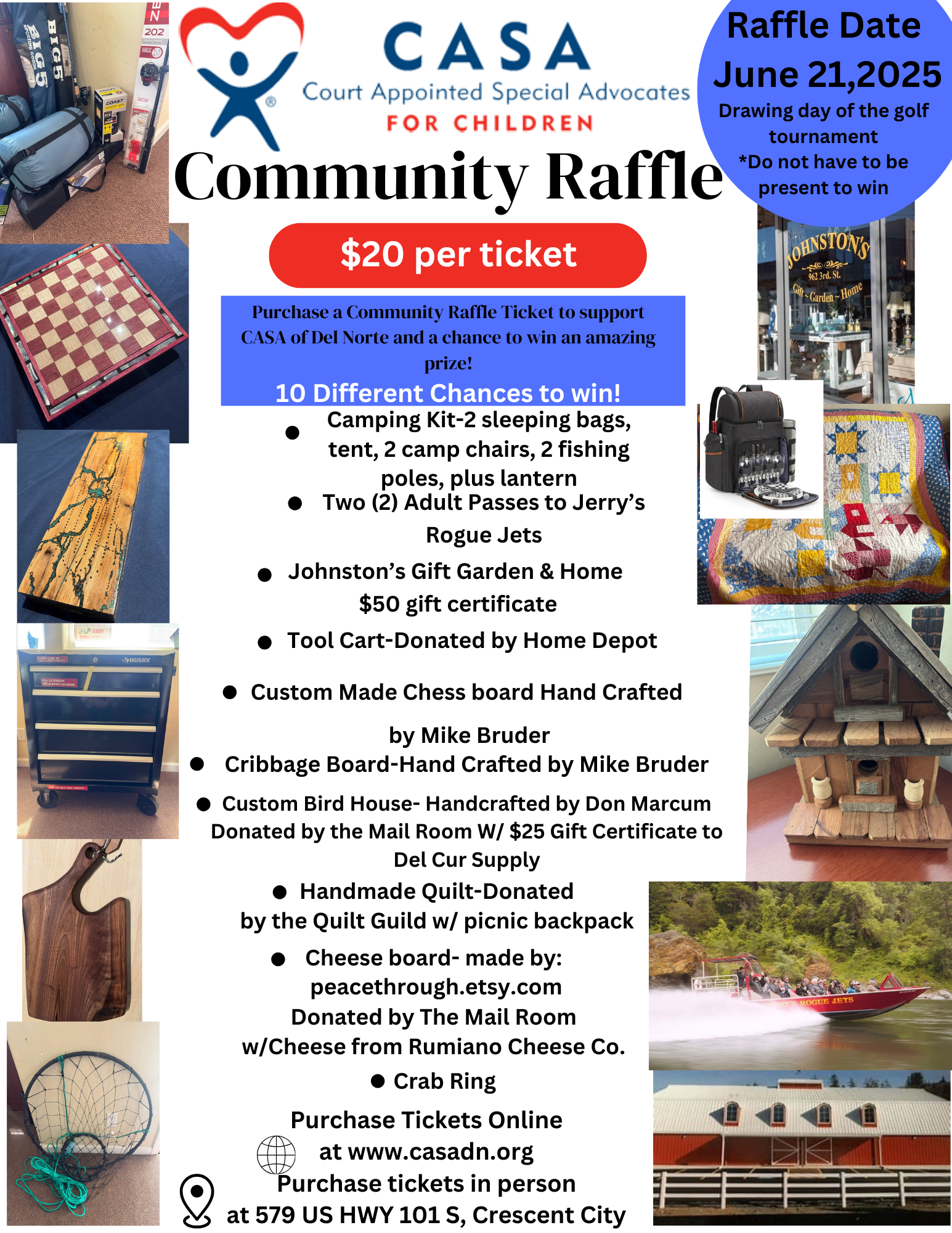 Village Raffle CASA of Del Norte