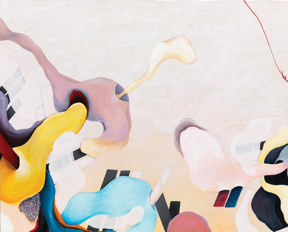   물, 불, 하늘, 땅 Harmony,  145x97cm 57x38", acrylic, 2013 