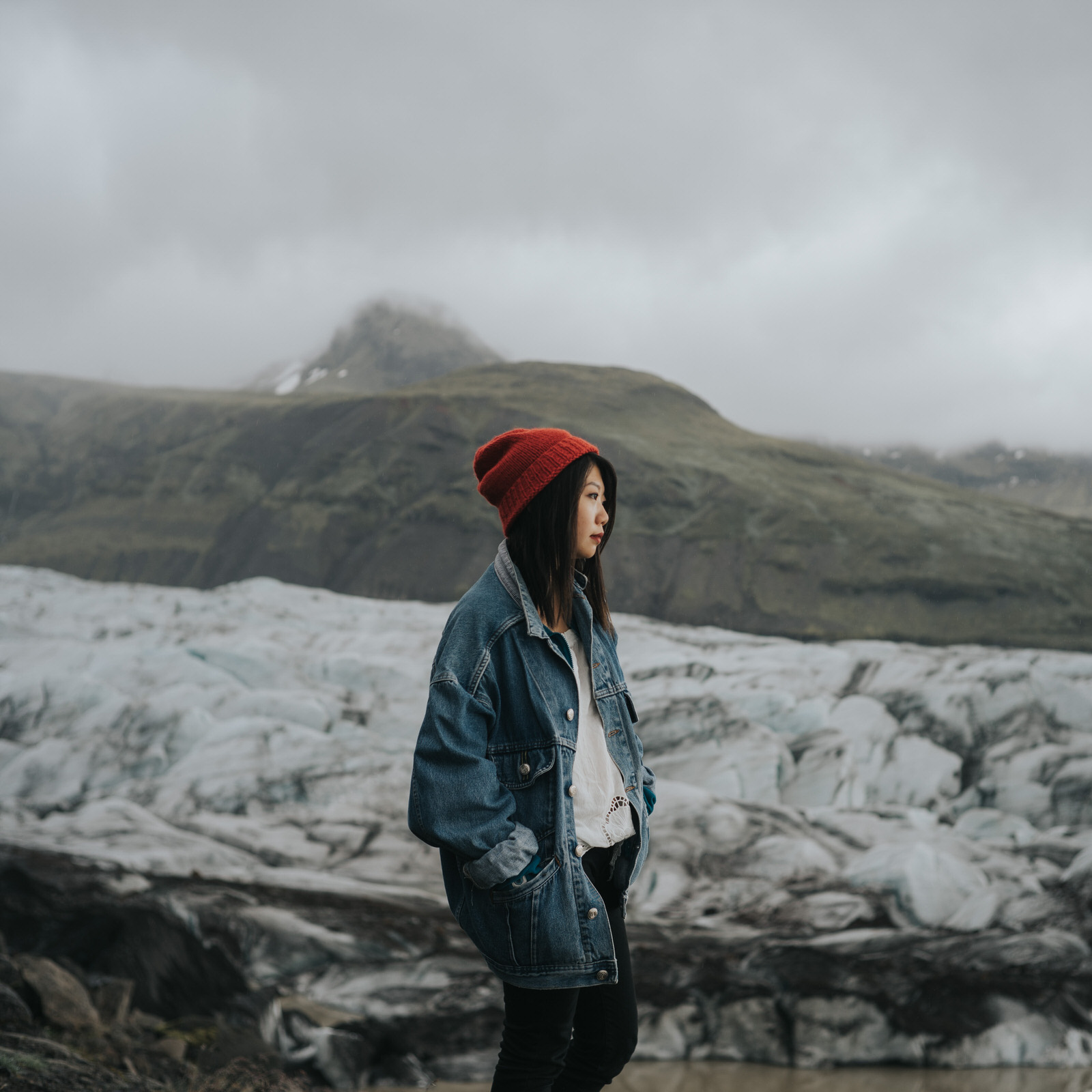 Glacier portrait of TJ Lee by Jaclyn Le