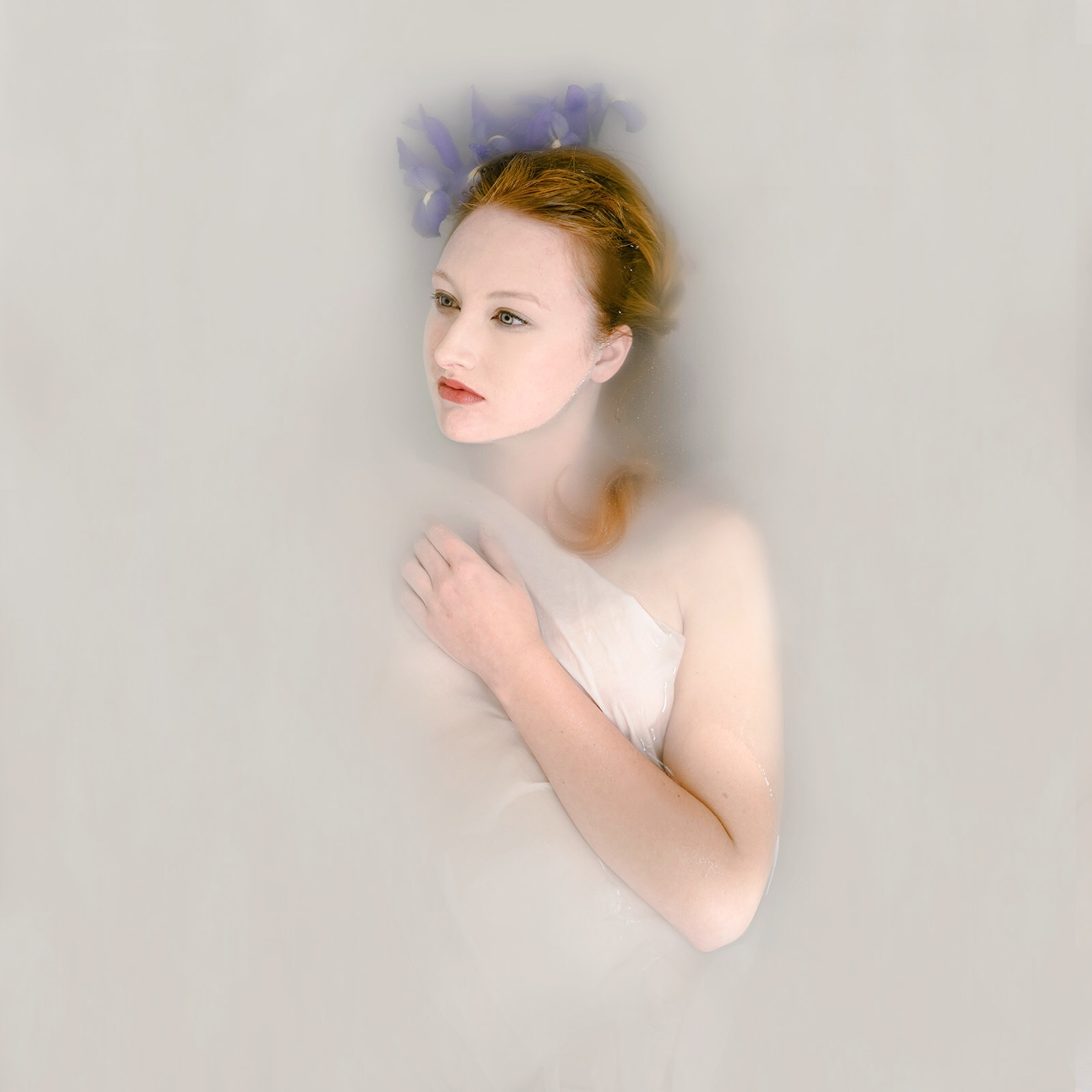 Goddess Milk Bath Portrait of Kelsey Johnson by Jaclyn Le