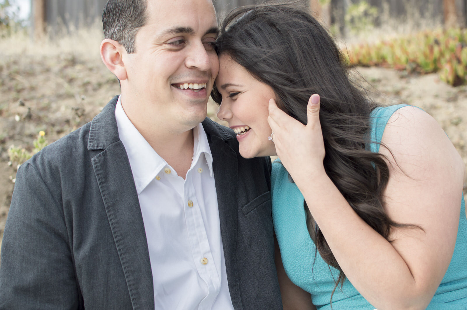 Javi & Claudia - Fitzgerald Marine Reserve engagement photography by Jaclyn Le