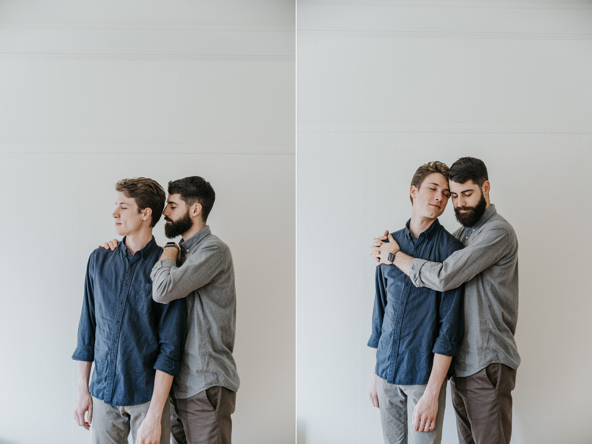 SF gay engagement photo session