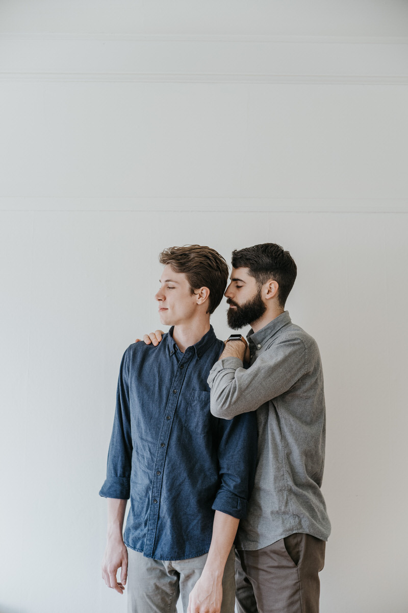 SF gay engagement photo session