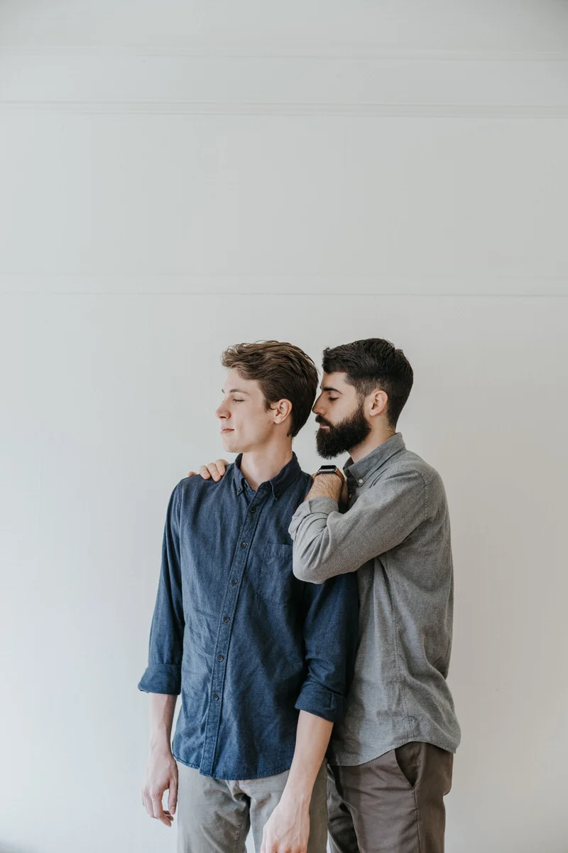SF gay engagement photo session