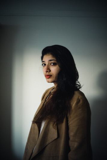 Portrait of Indian fashion designer Aishwarya Ravi by Jaclyn Le
